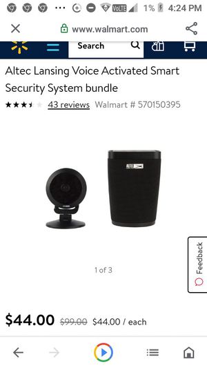 altec voice activated security system